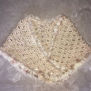 Handmade Crochet Shawl/Shrug